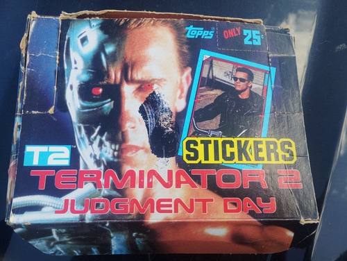 1991 terminator stickers - terminator,
